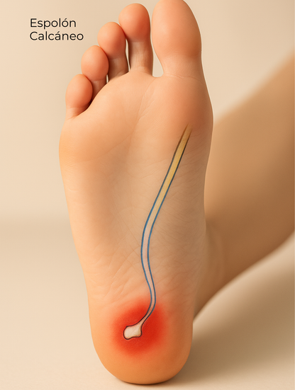 🔴 Plantillas Rojas – Para Fascitis Plantar