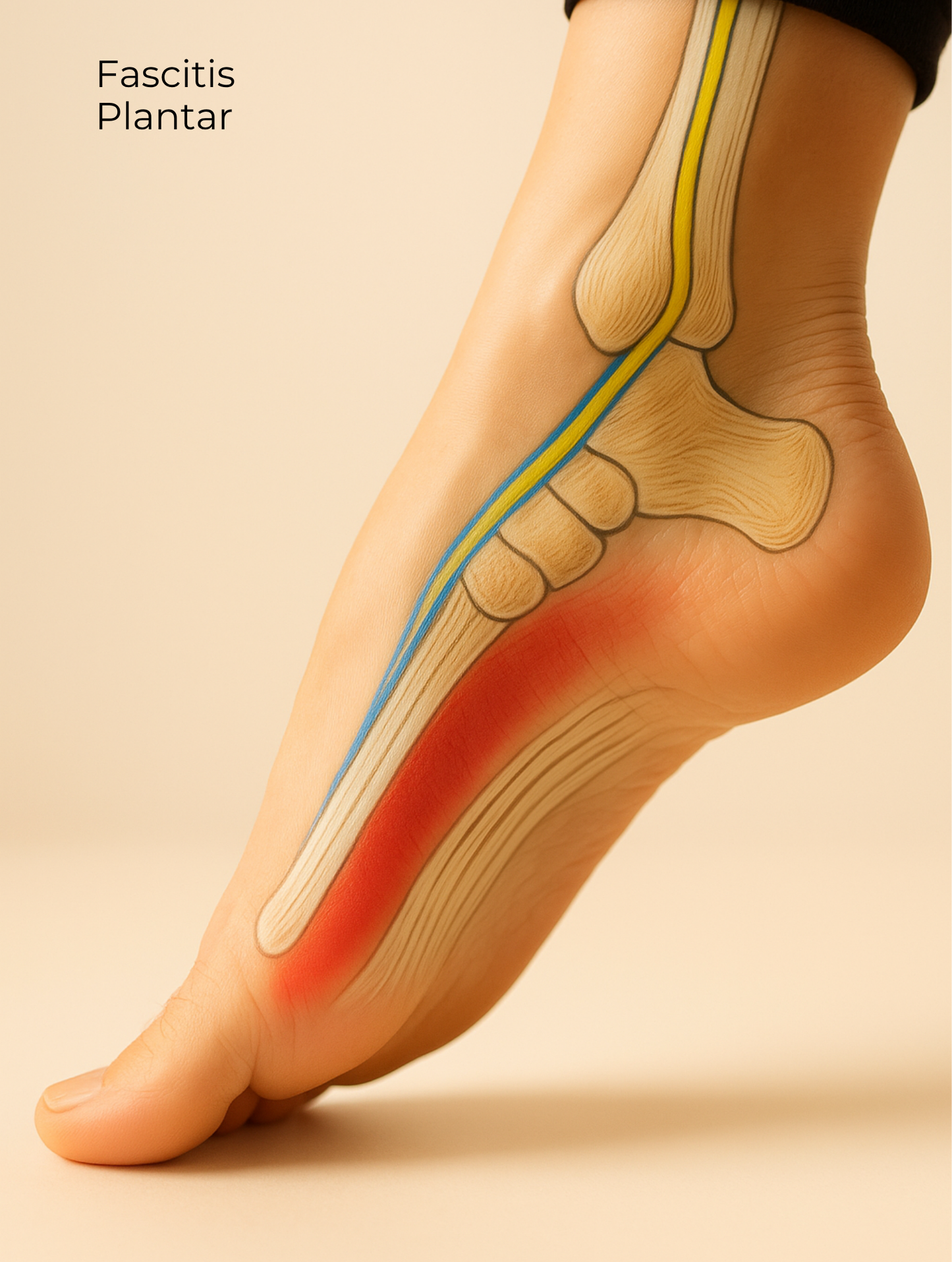 🔴 Plantillas Rojas – Para Fascitis Plantar