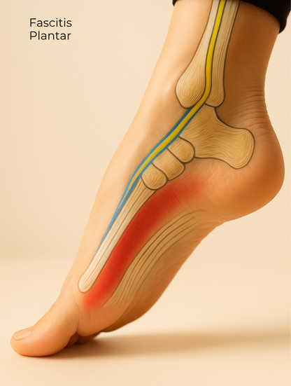 🔴 Plantillas Rojas – Para Fascitis Plantar